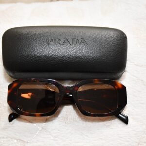 Prada Symbole Rectangular Sunglasses (Model PR 17WS)