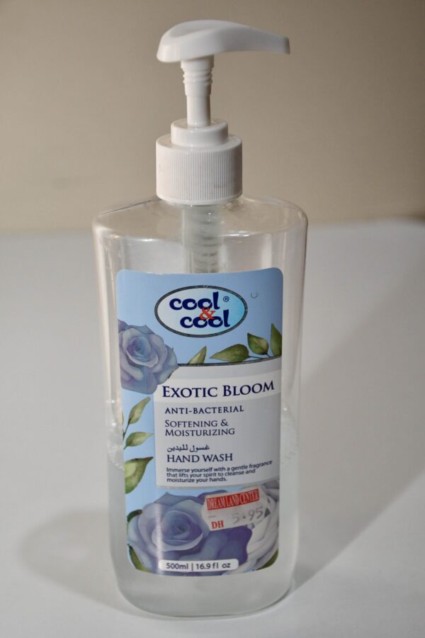 DSC_3636 Cool & Cool Exotic Bloom Anti-Bacterial Hand Wash (500ml Bottle)