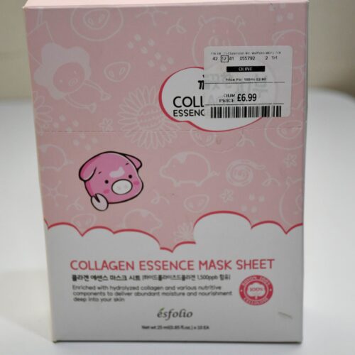 Esfolio Collagen Essence Mask Sheet (10-Pack Box)