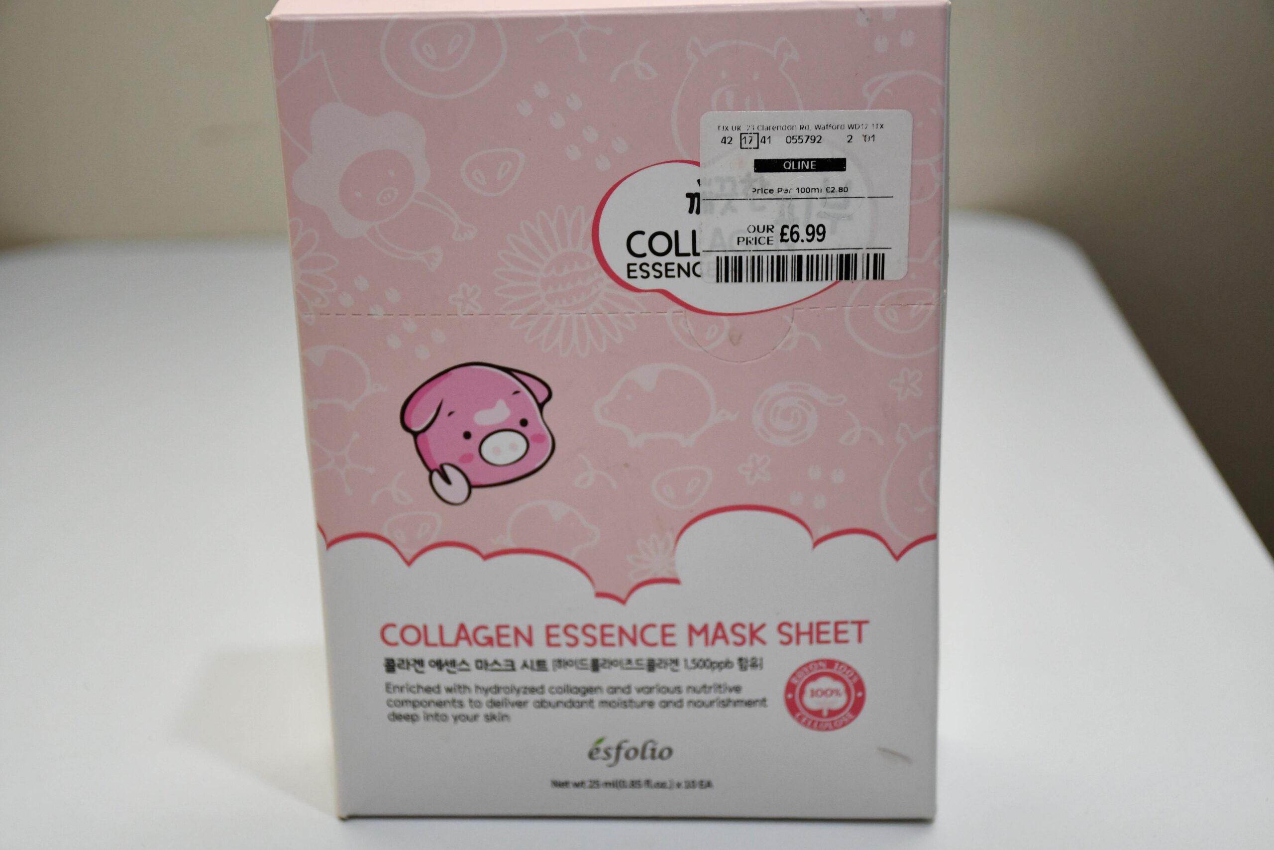 Esfolio Collagen Essence Mask Sheet (10-Pack Box)