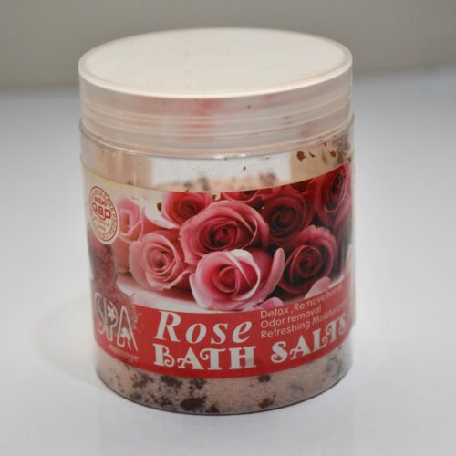 QBD SPA Massage Rose Bath Salts (680g Jar)