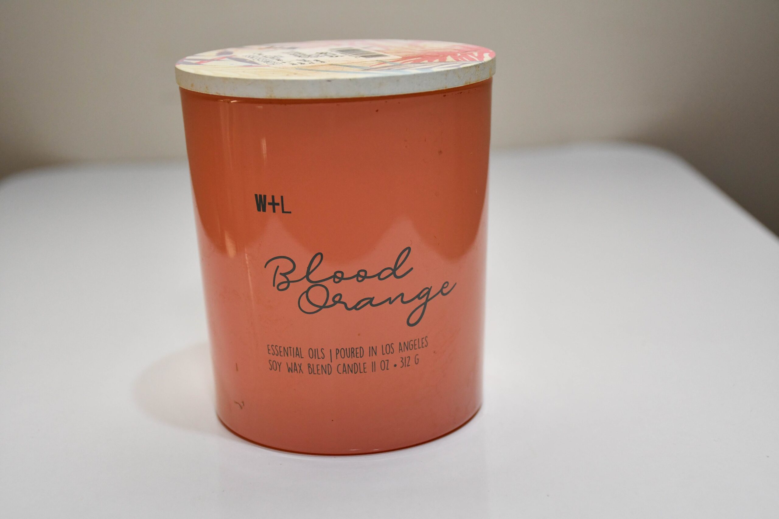 Home Essentials Blood Orange Scented Candle