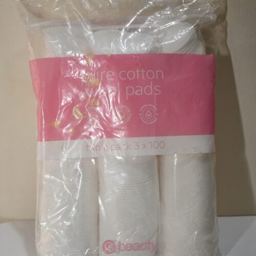 DSC_3678 CS Beauty Pure Cotton Wool Pads Triple Pack (3 x 100 Count)