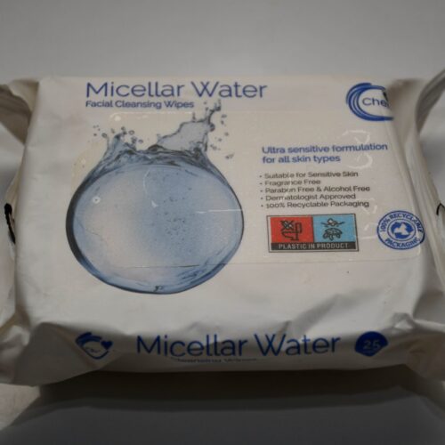 Cherish Micellar Water Facial Cleansing Wipes (25 Pack)