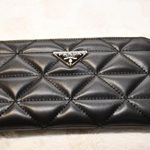 DSC_3708 Prada Large Quilted Leather Zip-Around Wallet (Prada Spectrum Line)