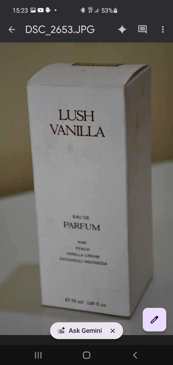 Zara Lush Vanilla Eau de Parfum (50ml)