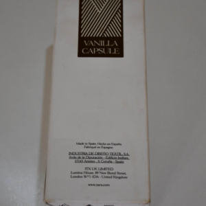 Zara Vanilla Capsule collection fragrance